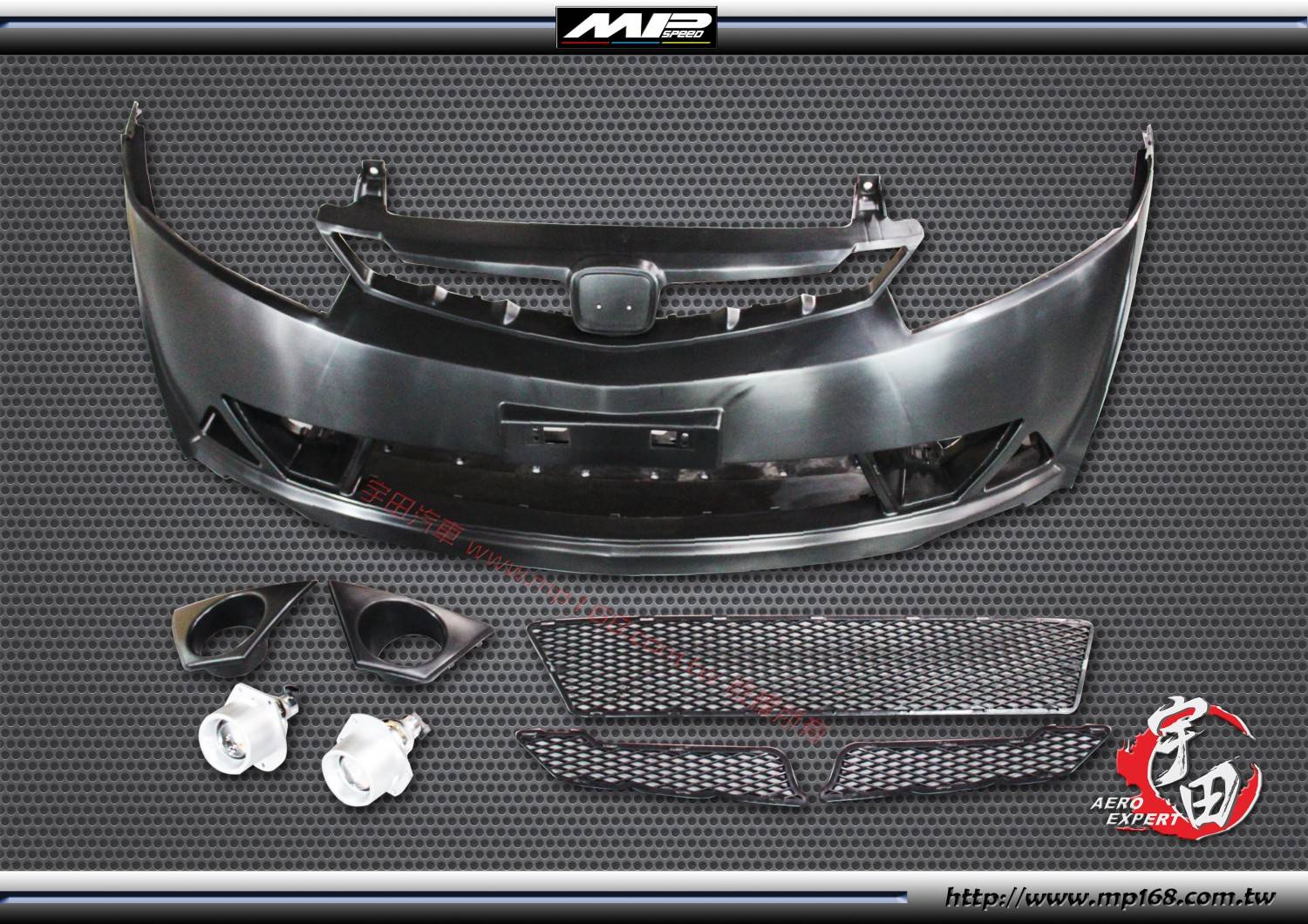 2006-2011 HONDA CIVIC 本田 CIVIC RR款 美規前保桿總成 2006-2011 HONDA CIVIC 本田 CIVIC RR款 美規前保桿總成