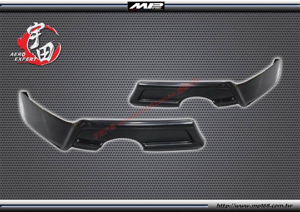 2010-2014 Mazda 3 馬自達 3 4D 2.0 K款兩片式後下巴-雙管 2010-2014 Mazda 3 馬自達 3 4D 2.0 K款兩片式後下巴-雙管