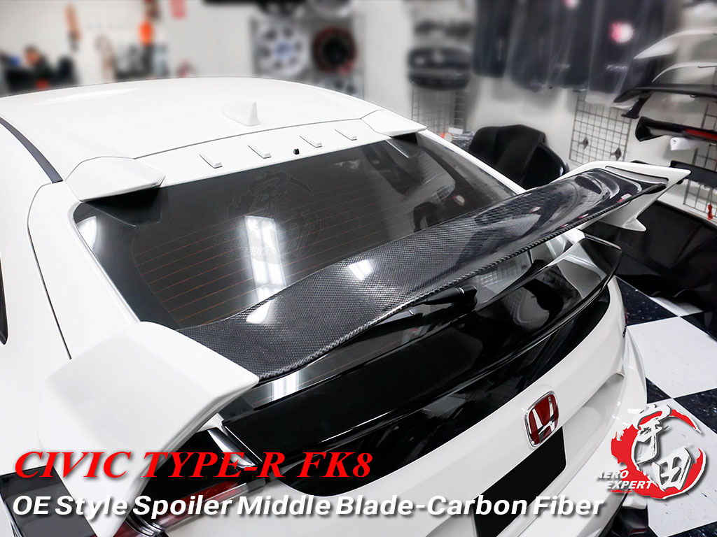 thumbnail image 2 of BaysonR OE-Style Carbon Fiber Hood Scoop For Honda Civic FK8 Type-R (2017-2021) – Gloss Black 2 of 6