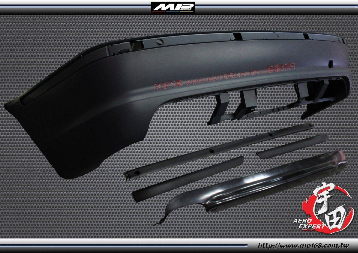 E46 4D M-TECH 後保桿-單孔 PP E46 4D M-TECH 後保桿-單孔 PP