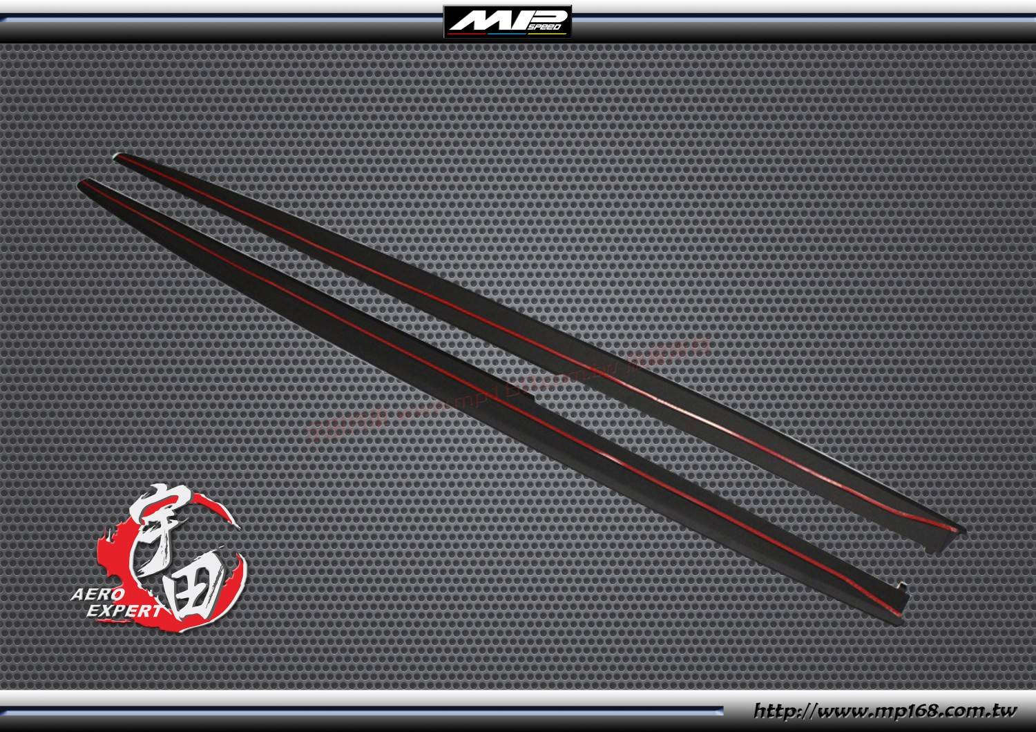 14-20 BMW 4 SERIES 寶馬 4 系列  P款側裙定風翼205cm(L/R)