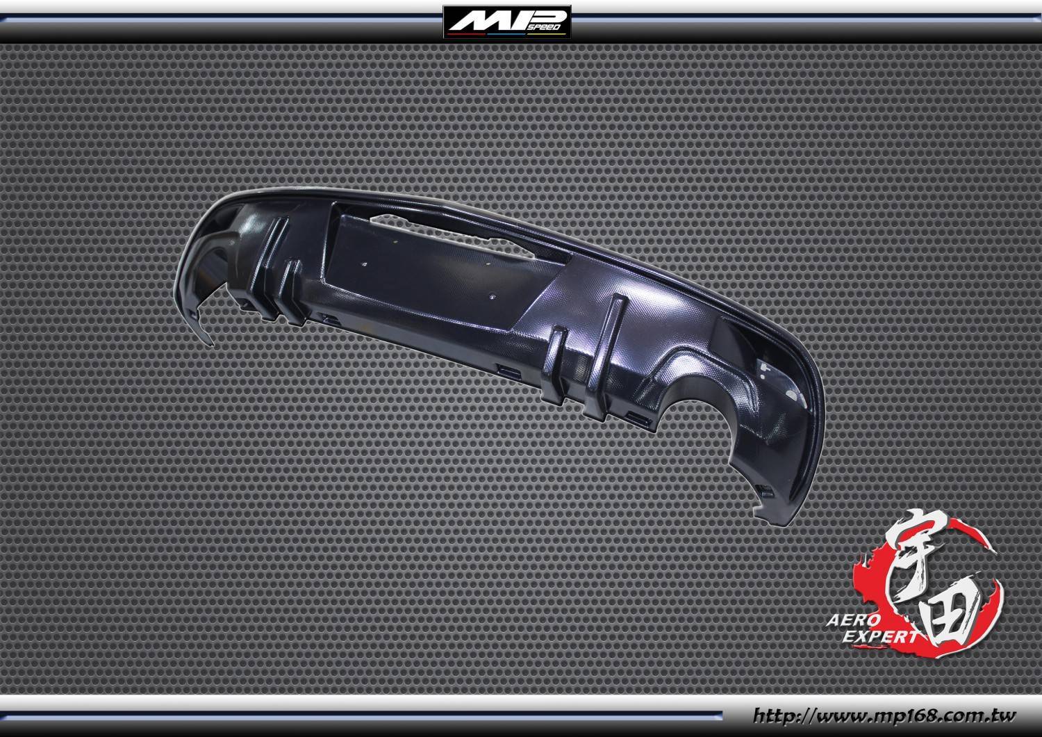 2013-2014 Mazda 3 馬自達 3 5D MP后飾板-雙管 AC 2013-2014 Mazda 3 馬自達 3 5D MP后飾板-雙管 AC