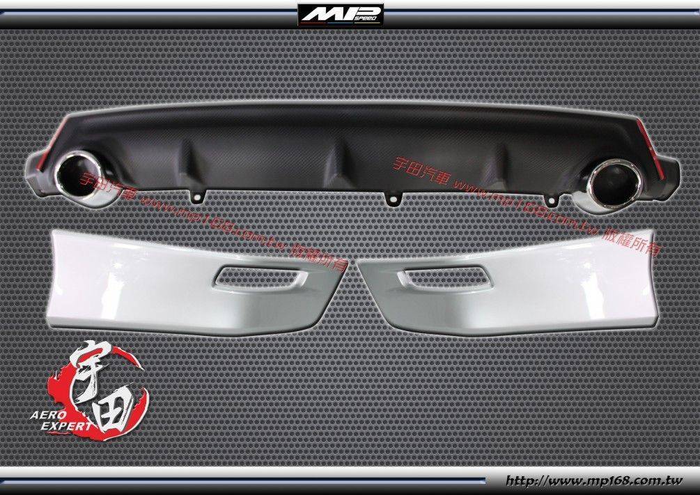 14-18 COROLLA/ALTIS 原廠 Z 版+後下巴-附雙邊鍍鉻造型尾飾管 14-18 COROLLA/ALTIS 原廠 Z 版+後下巴-附雙邊鍍鉻造型尾飾管