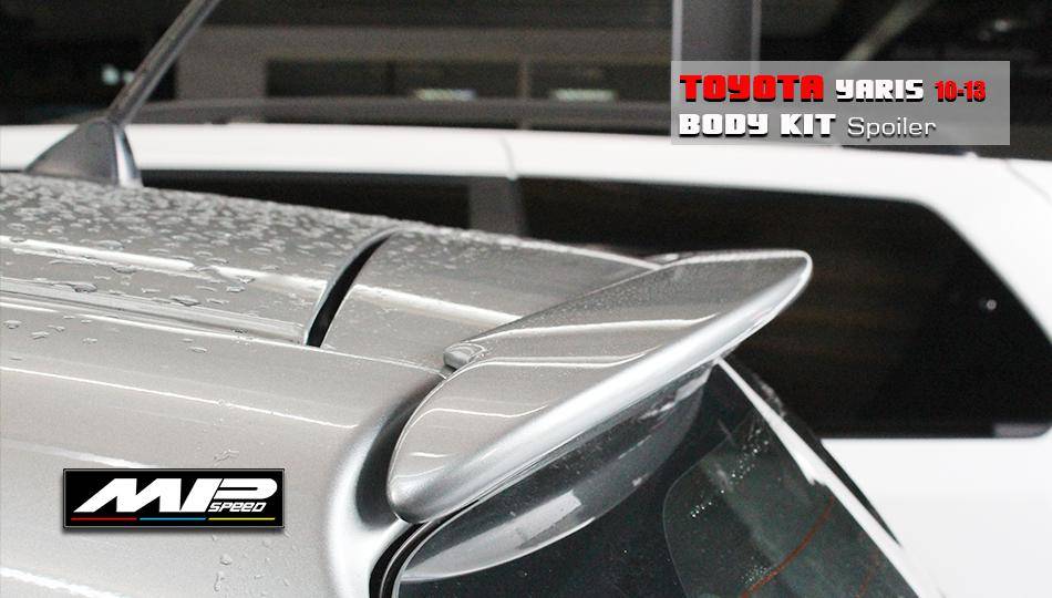 Fits 2012-2018 Toyota Yaris Hatchback Rear Spoiler Wing Matte Black ABS
