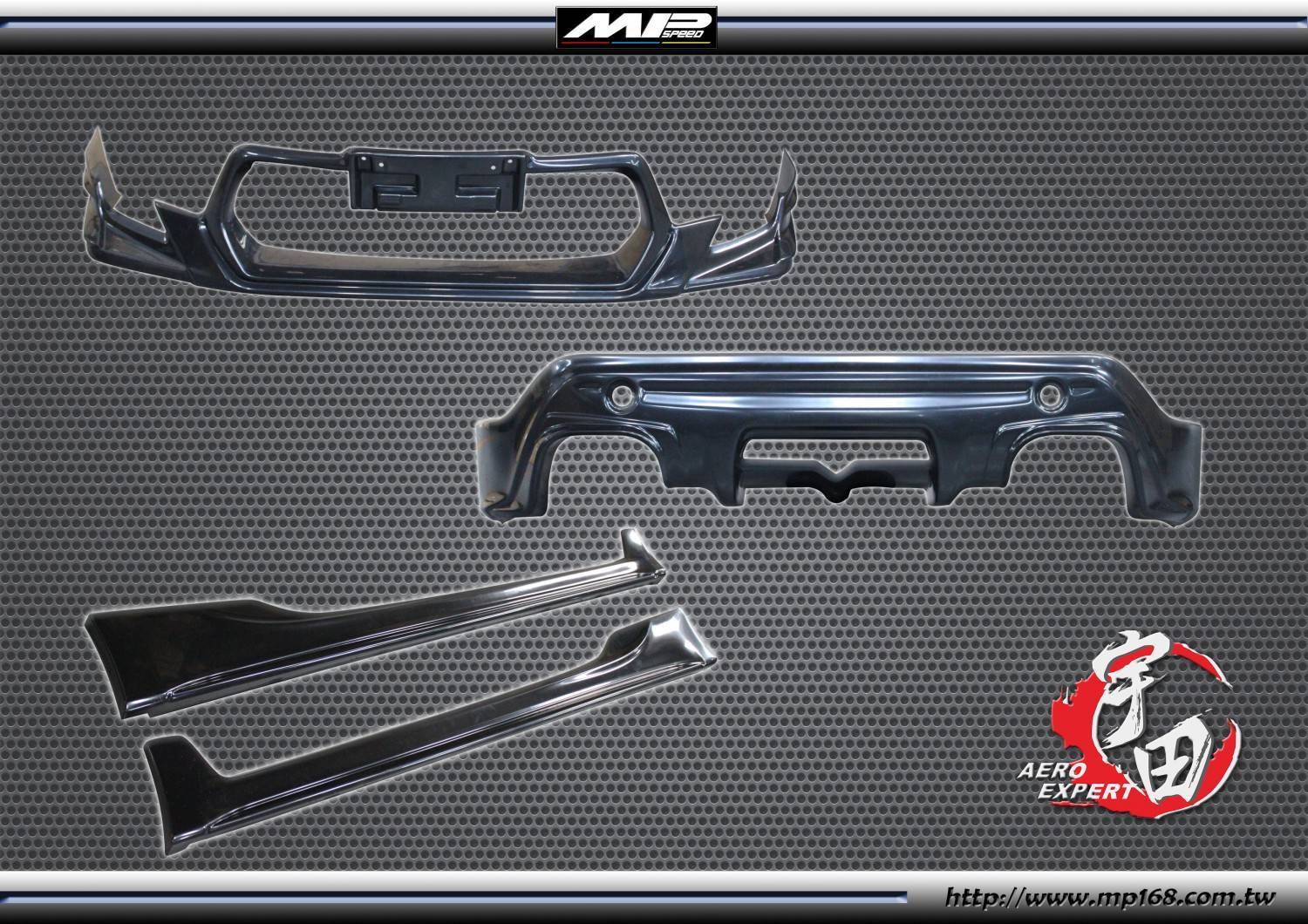 2012-2016 TOYOTA 豐田 86 86/SCION FRS T款 前+側+後 ABS