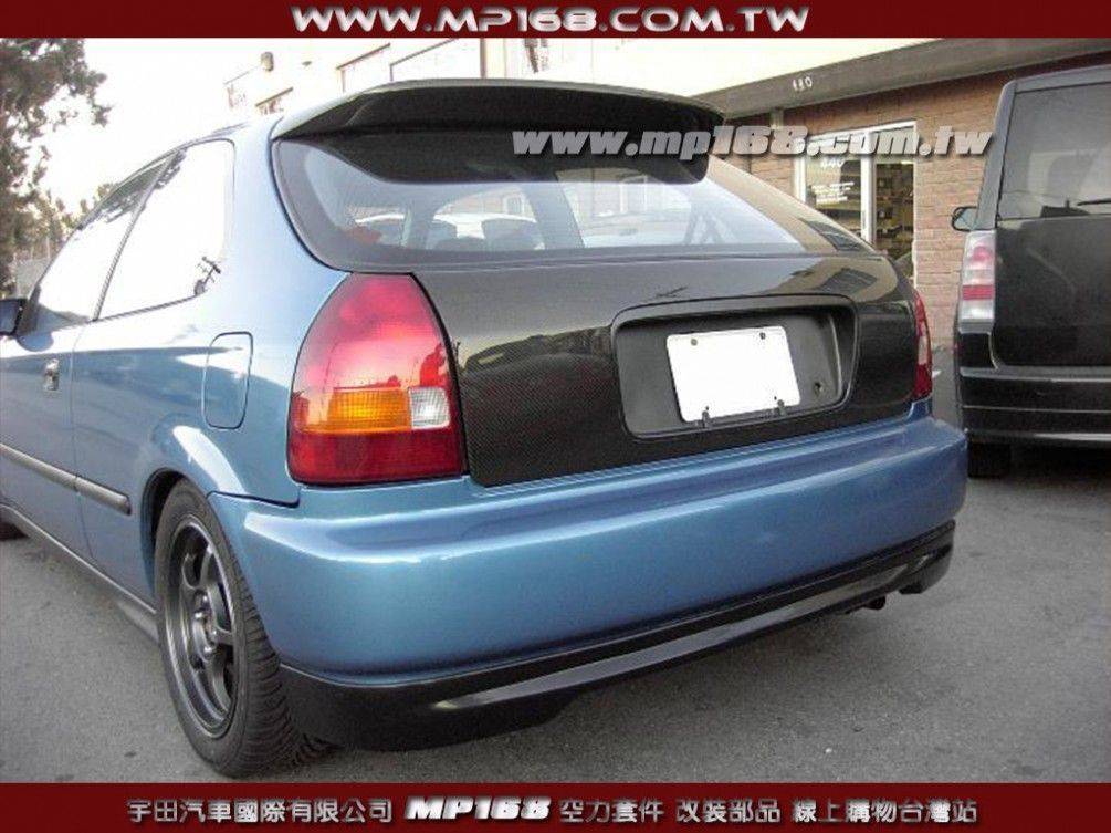 1992-1995 CIVIC K6 EG 3門  SP尾翼-FRP(底漆)
