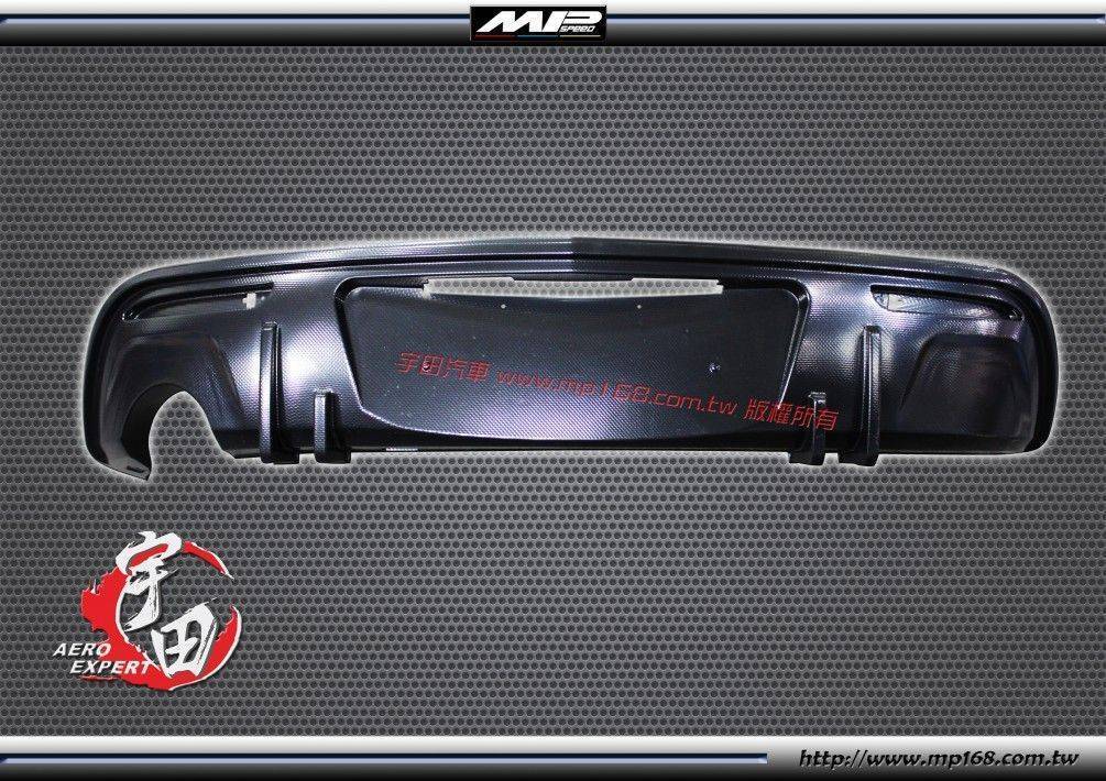 2010-2012 Mazda 3 馬自達 3 5D MP后飾板-雙管 AC紋路