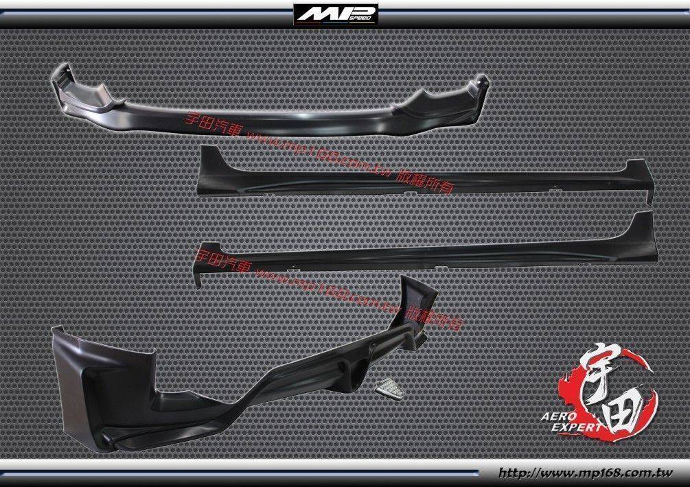2014-2016 HONDA FIT 本田 FIT MU款前下巴+側裙+後中包(含LED燈) 一台份優惠價