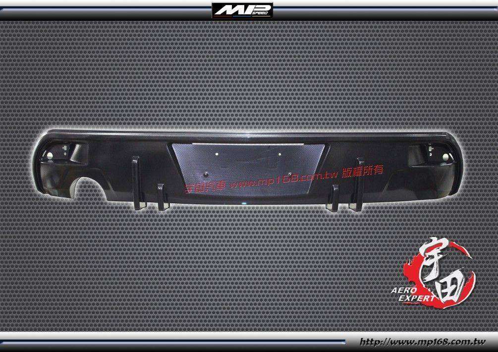 2010-2012 Mazda 3 馬自達 3 4D MP款後飾板-單出 AC紋路