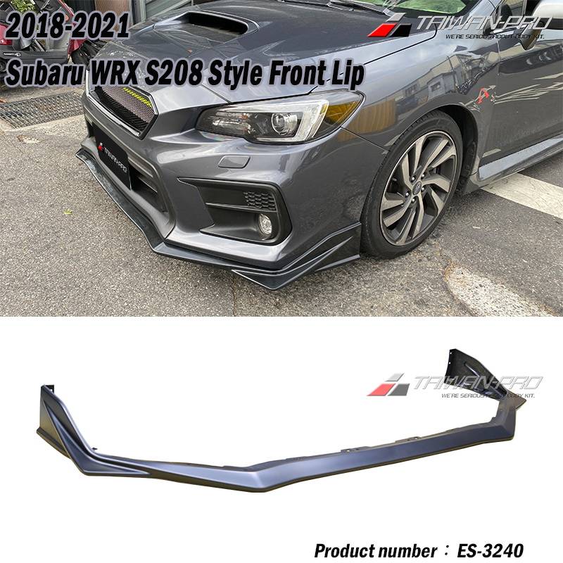 2018-2021 Subaru WRX/STI S208款前下巴定風翼ABS