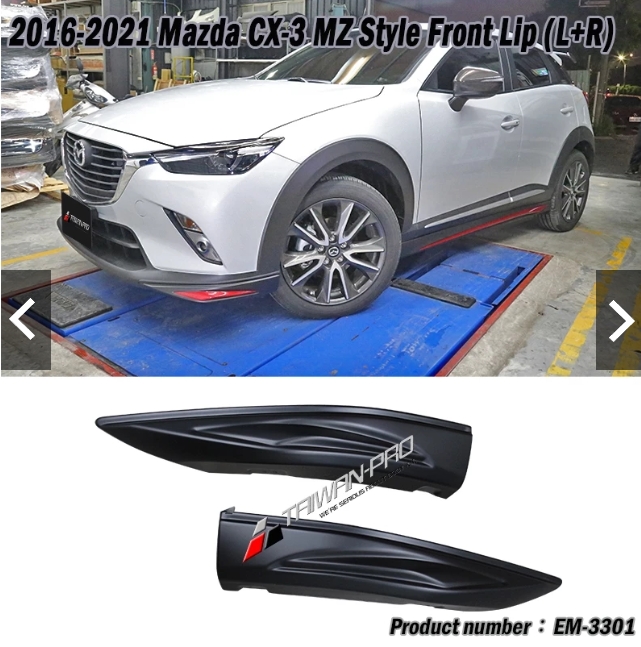 2016-2021 MAZDA CX3 OE款前下巴(L/R)ABS