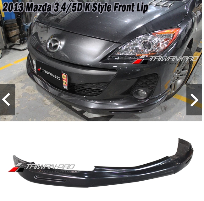 2013-2014 Mazda 3 馬自達 3 4/5D K款前下巴