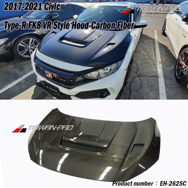 2017-2020 HONDA CIVC 本田 CIVC TYPE-R FK8 VR款 引擎蓋 carbon fiber 2017-2020 HONDA CIVC 本田 CIVC TYPE-R FK8 VR款 引擎蓋 carbon fiber