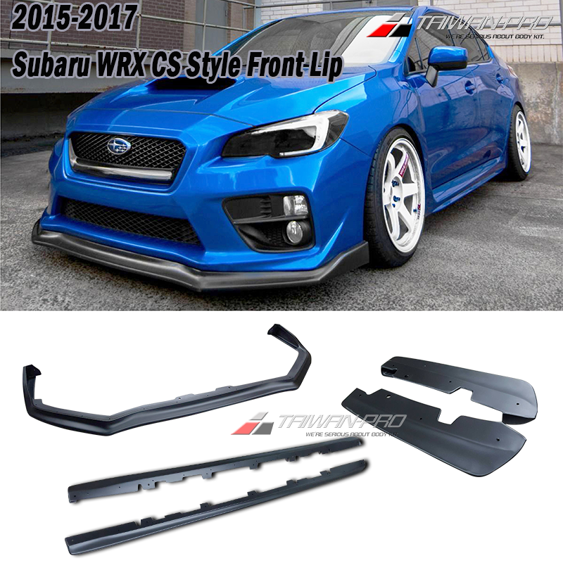 2014-2017 Subaru WRX/STI CS款 前+側裙+後-底漆+平光黑 2014-2017 Subaru WRX/STI CS款 前+側裙+後-底漆+平光黑