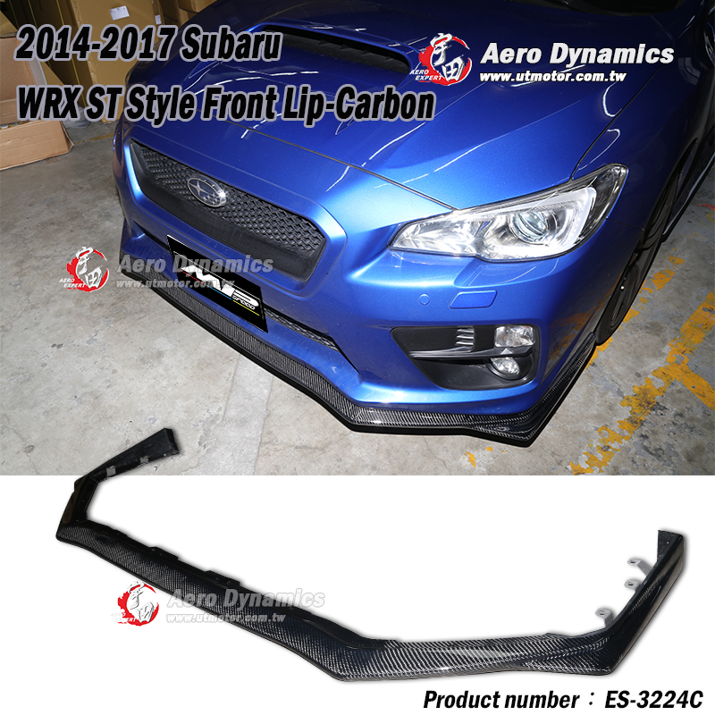 2014-2017 Subaru WRX/STI ST款前下巴定風翼 碳纖維卡夢 Carbon Fiber 2014-2017 Subaru WRX/STI ST款前下巴定風翼 碳纖維卡夢 Carbon Fiber